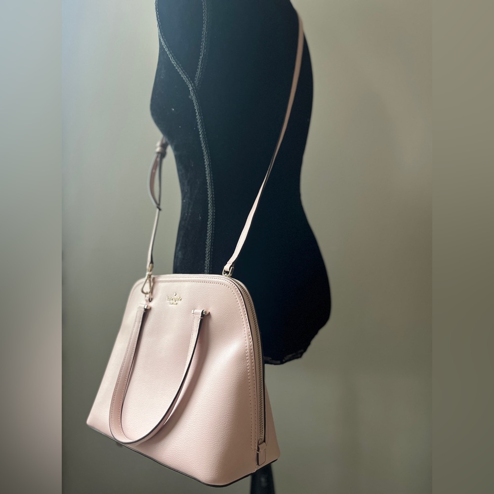 NWT Kate Spade 2 way convertible dome satchel- Blush Pink